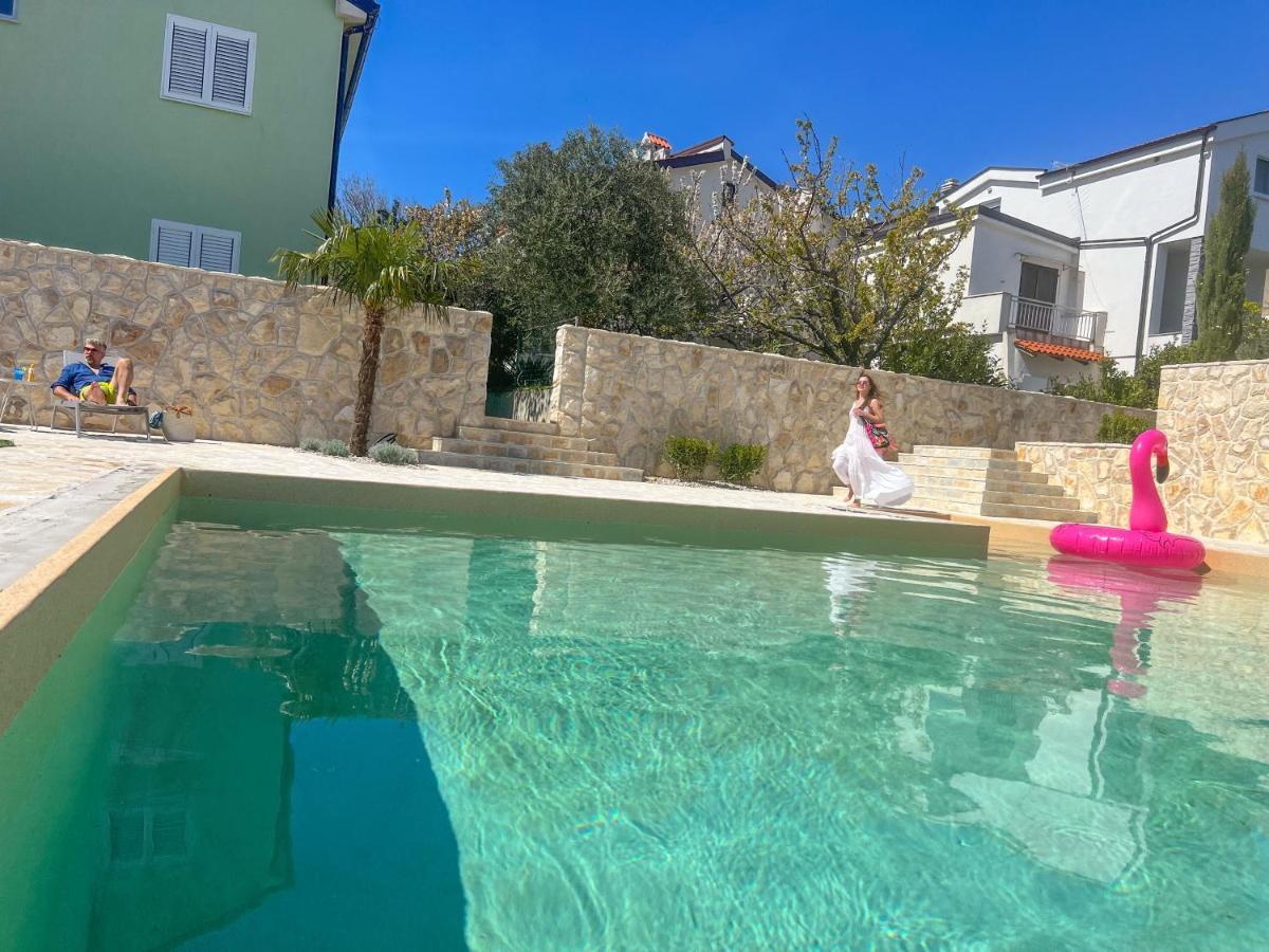 Apartment Baska Mit Poolarea - Krk, Kroatien Εξωτερικό φωτογραφία