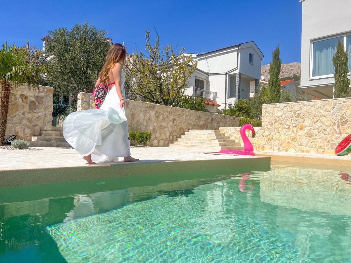 Apartment Baska Mit Poolarea - Krk, Kroatien Εξωτερικό φωτογραφία