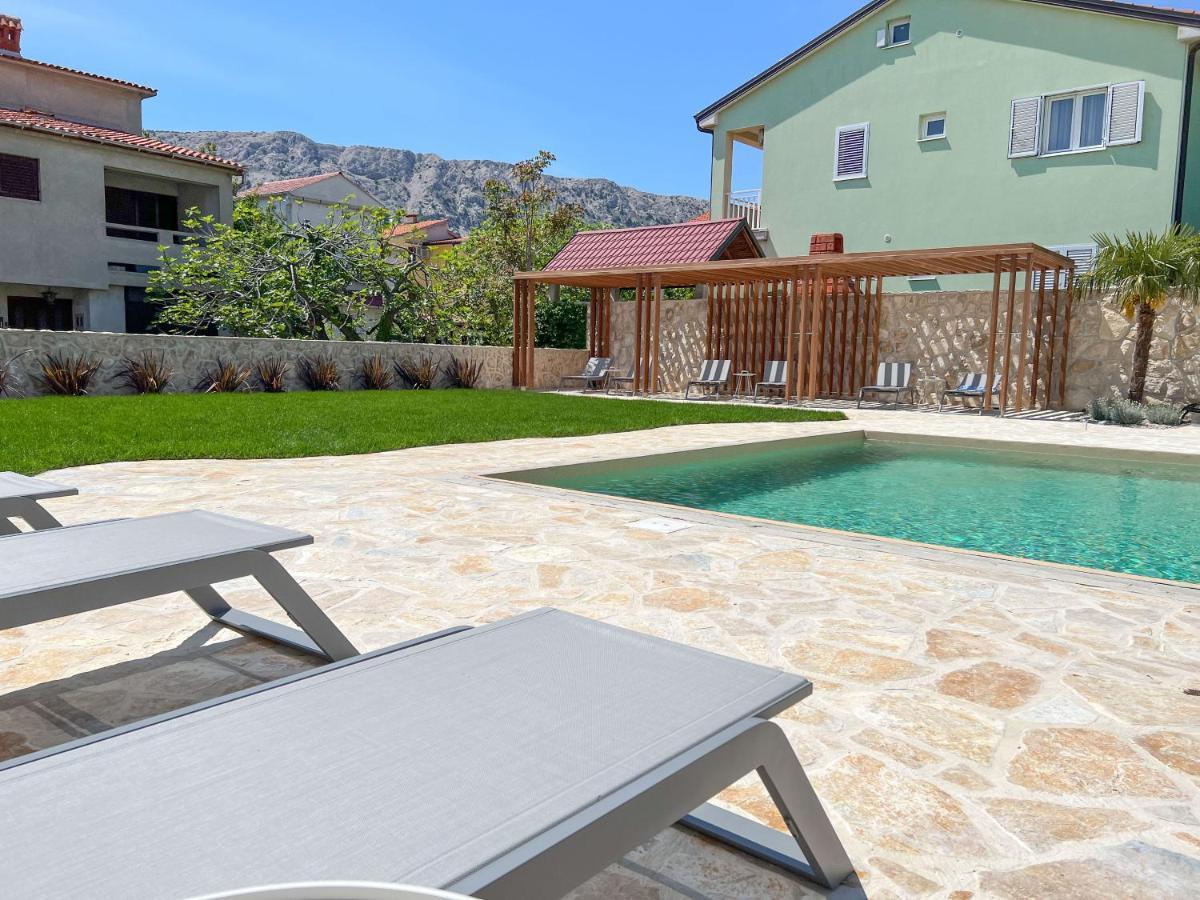 Apartment Baska Mit Poolarea - Krk, Kroatien Εξωτερικό φωτογραφία