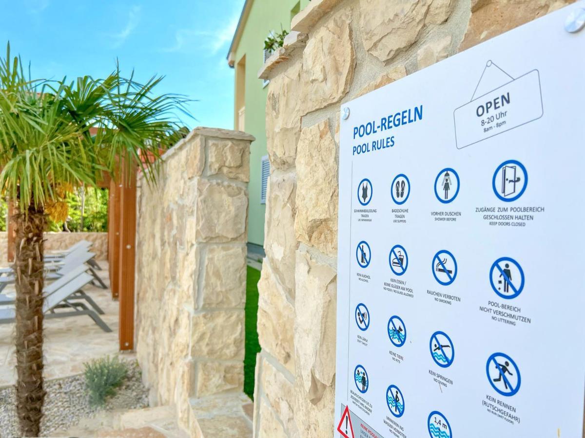 Apartment Baska Mit Poolarea - Krk, Kroatien Εξωτερικό φωτογραφία