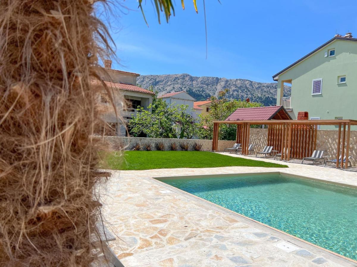 Apartment Baska Mit Poolarea - Krk, Kroatien Εξωτερικό φωτογραφία