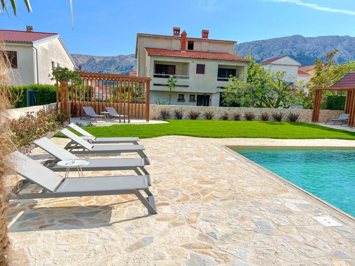 Apartment Baska Mit Poolarea - Krk, Kroatien Εξωτερικό φωτογραφία