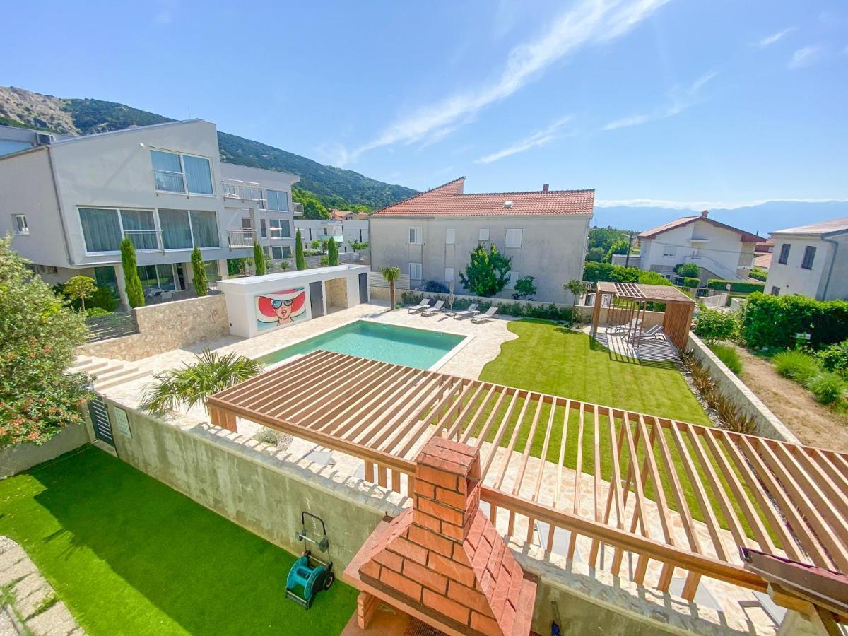 Apartment Baska Mit Poolarea - Krk, Kroatien Εξωτερικό φωτογραφία