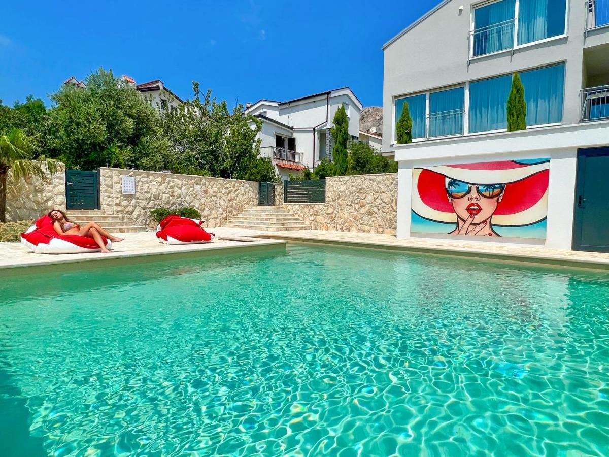 Apartment Baska Mit Poolarea - Krk, Kroatien Εξωτερικό φωτογραφία