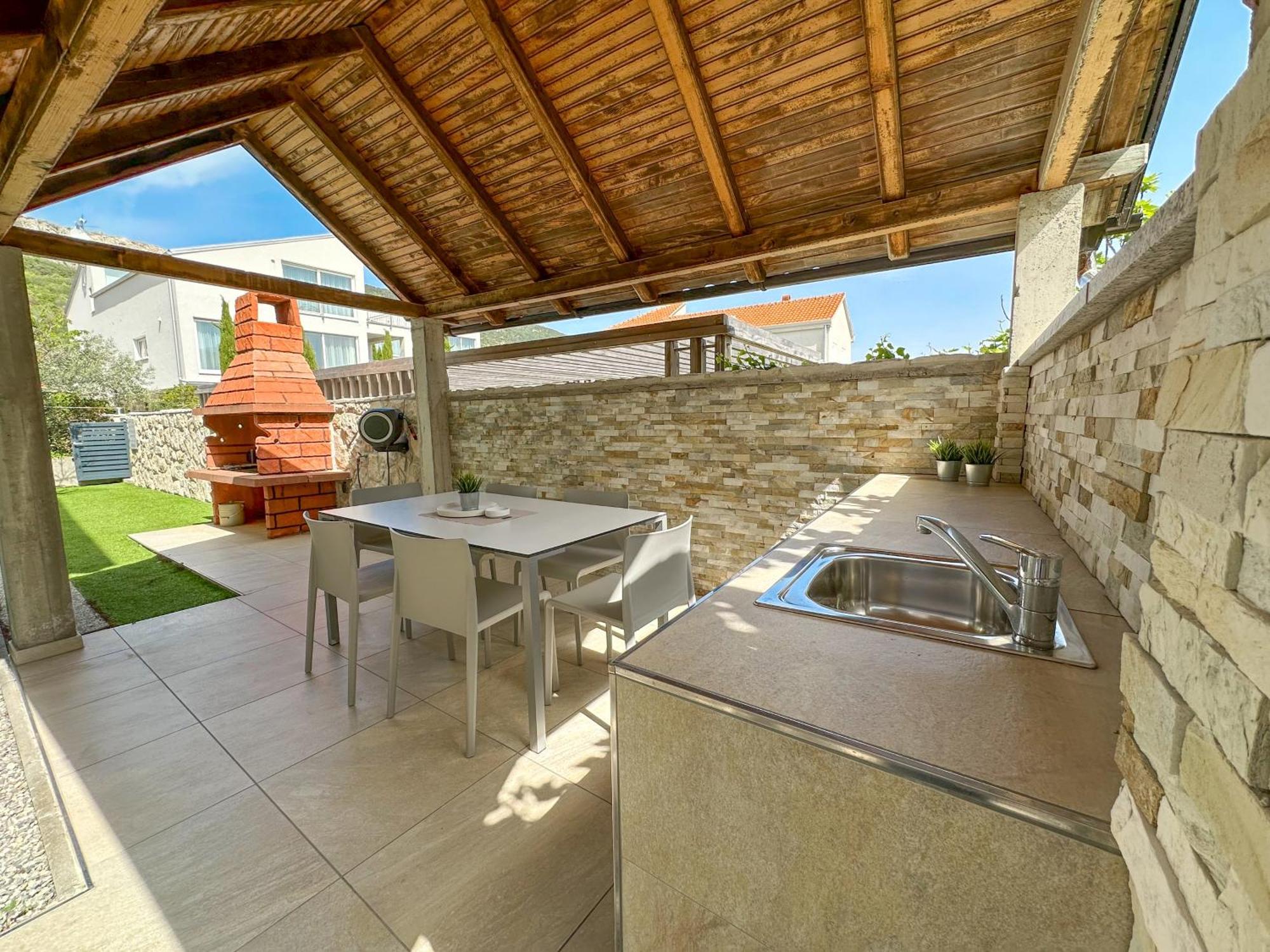 Apartment Baska Mit Poolarea - Krk, Kroatien Εξωτερικό φωτογραφία